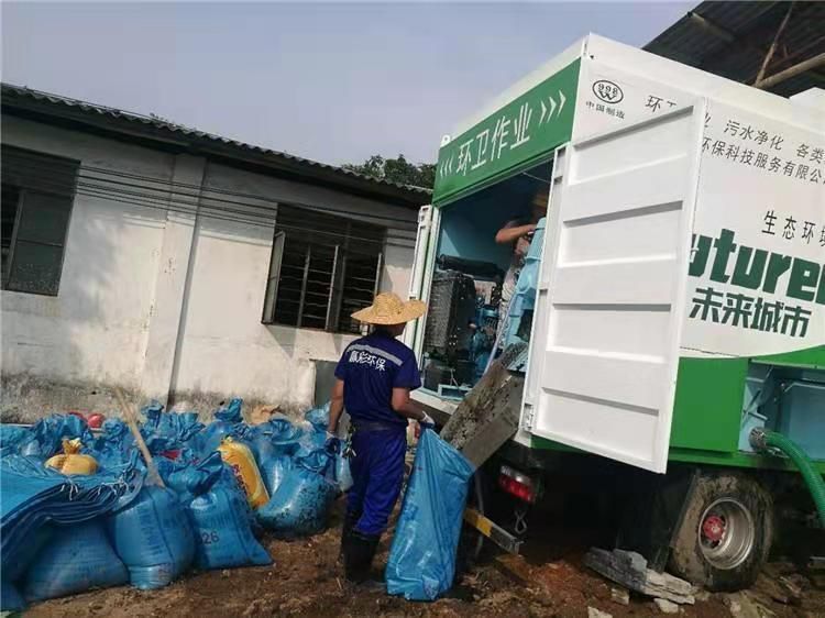 正镶白工业污泥压干处理